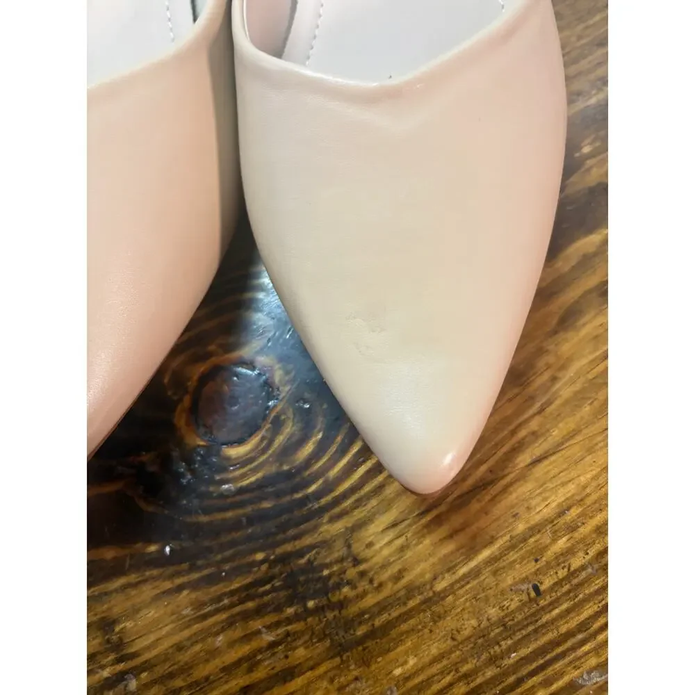 Neutral  Pointed Toe Low‎ Heels Size 11